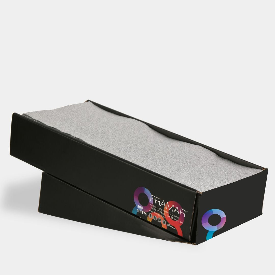 Framar 5x12 Pre-cut Embossed medium Silver 500 izrezanih reljefnih folija