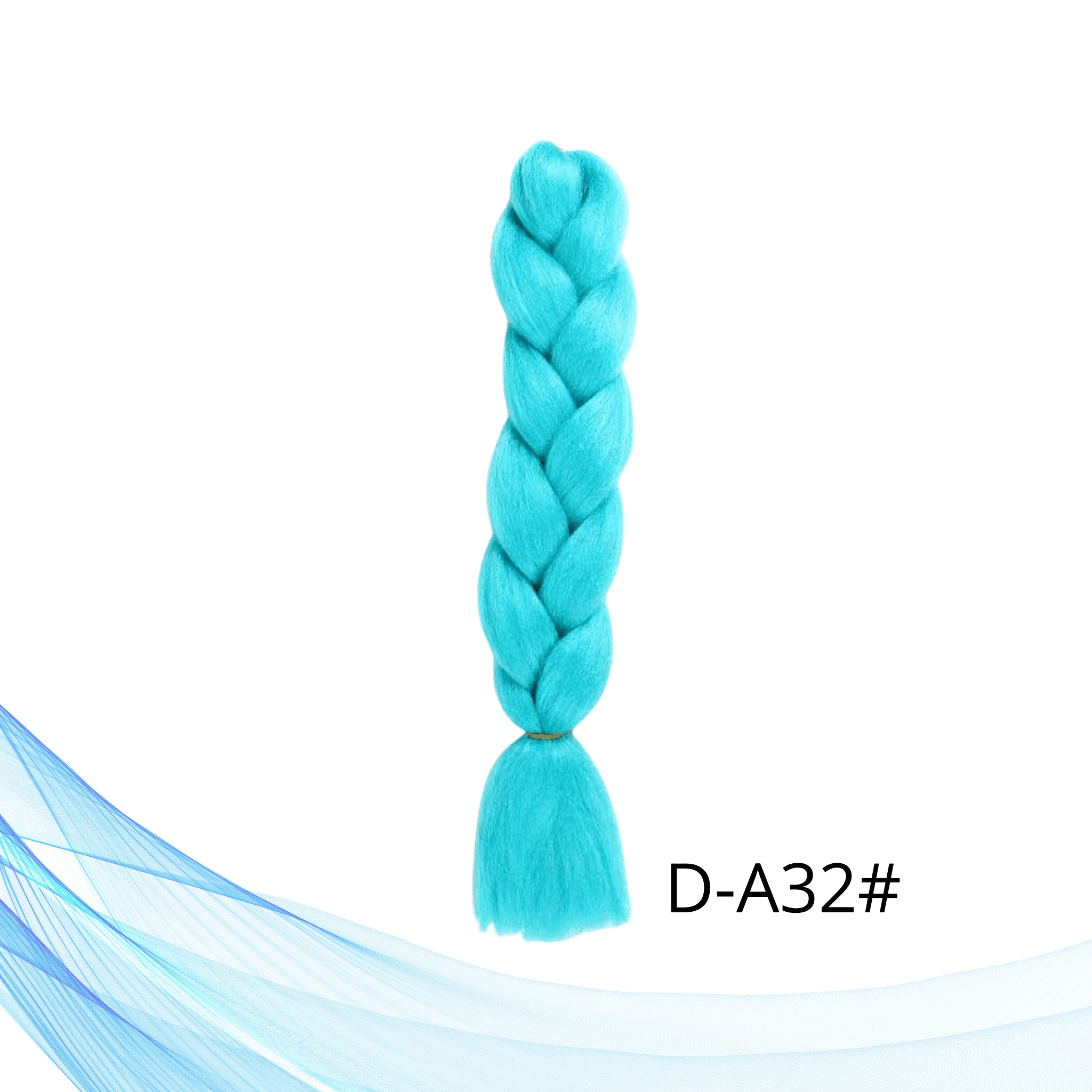 Kanekalon pletenice jednobojna kosa plava