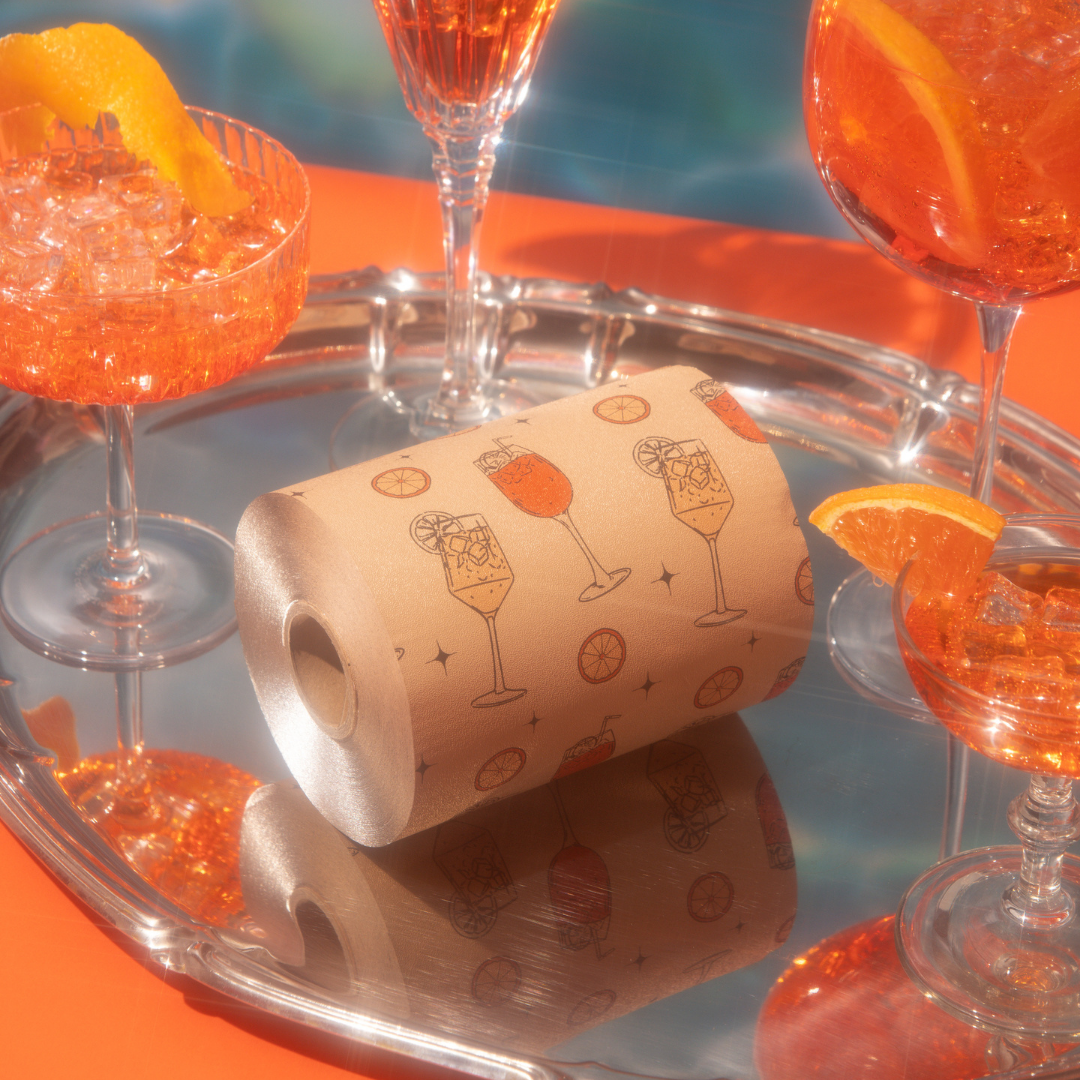 Framar medium 97,54 m Puttin' On The Spritz reljefna folija u roli