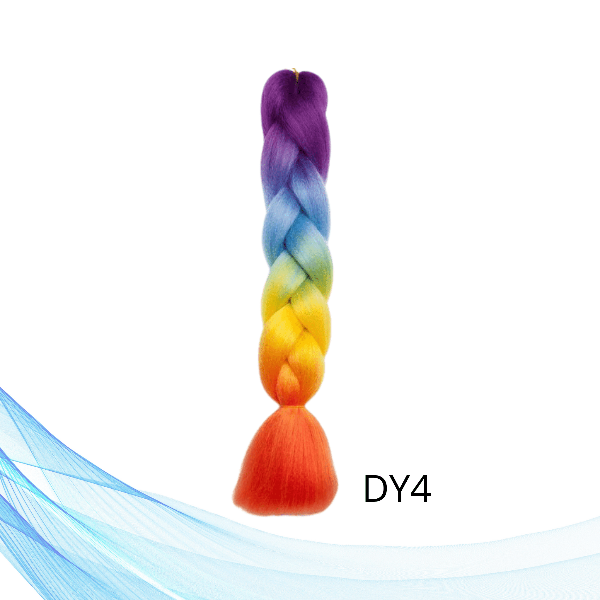 Šarena kanekalon višebojna sintetička kosa za pletenice i frizure 