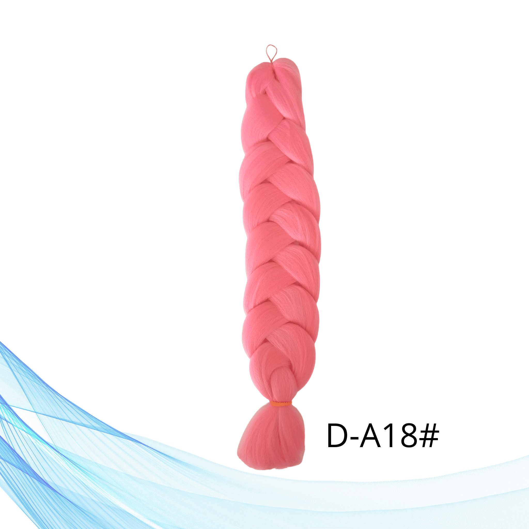 Kanekalon pletenice jednobojna kosa rozna