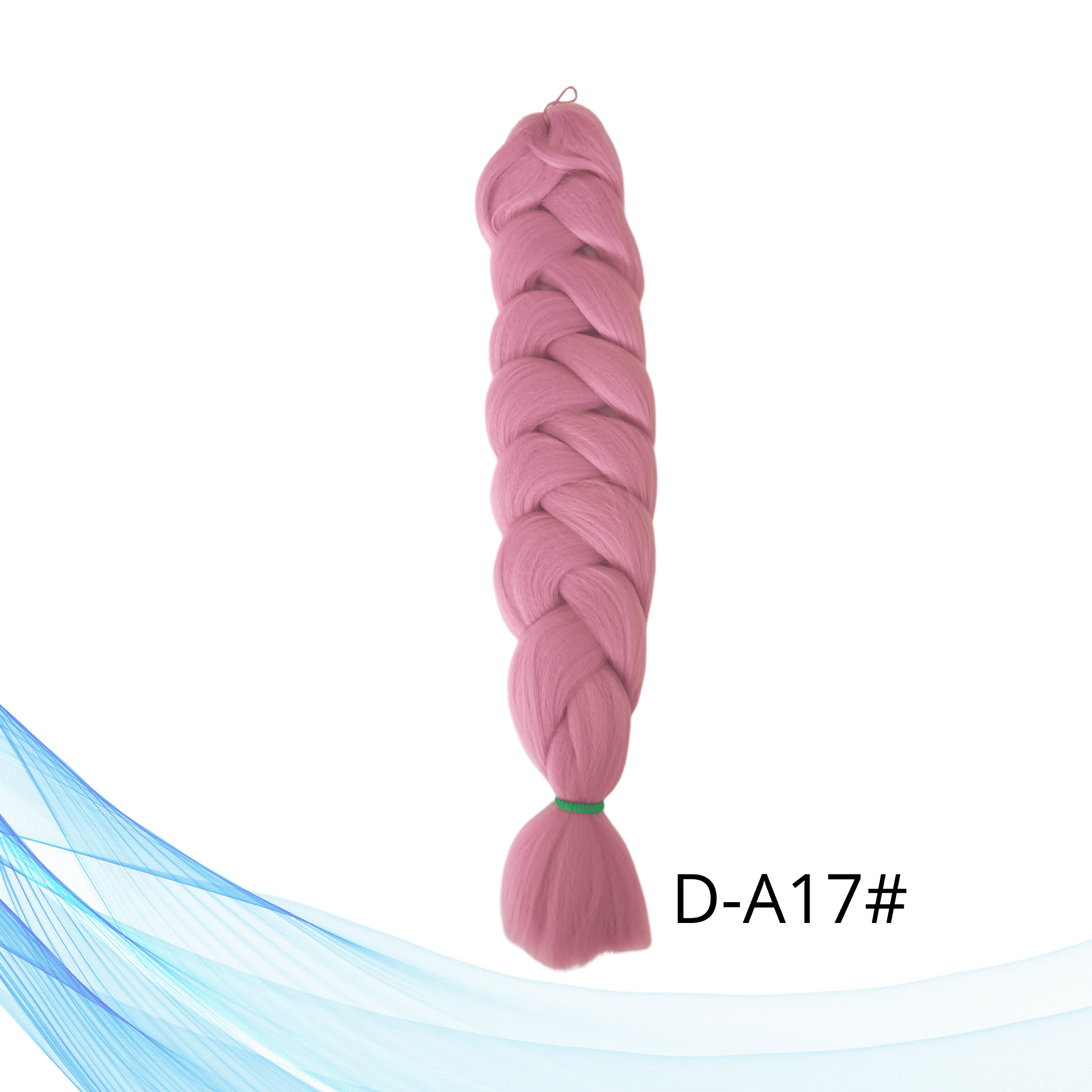 Kanekalon pletenice jednobojna kosa svijetlo rozna