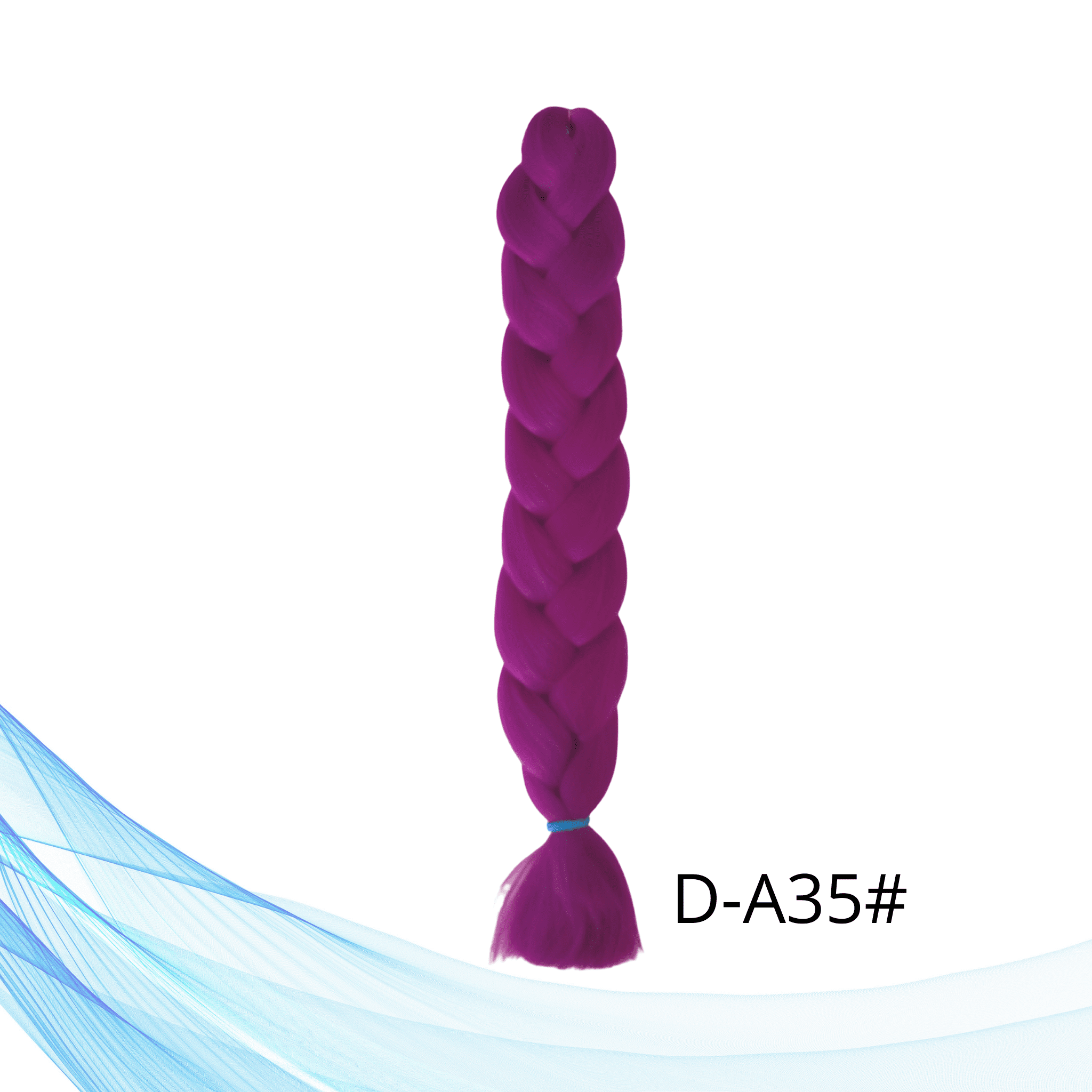 Ljubičasta kanekalon kosa za pletenice – idealna za kreativne frizure