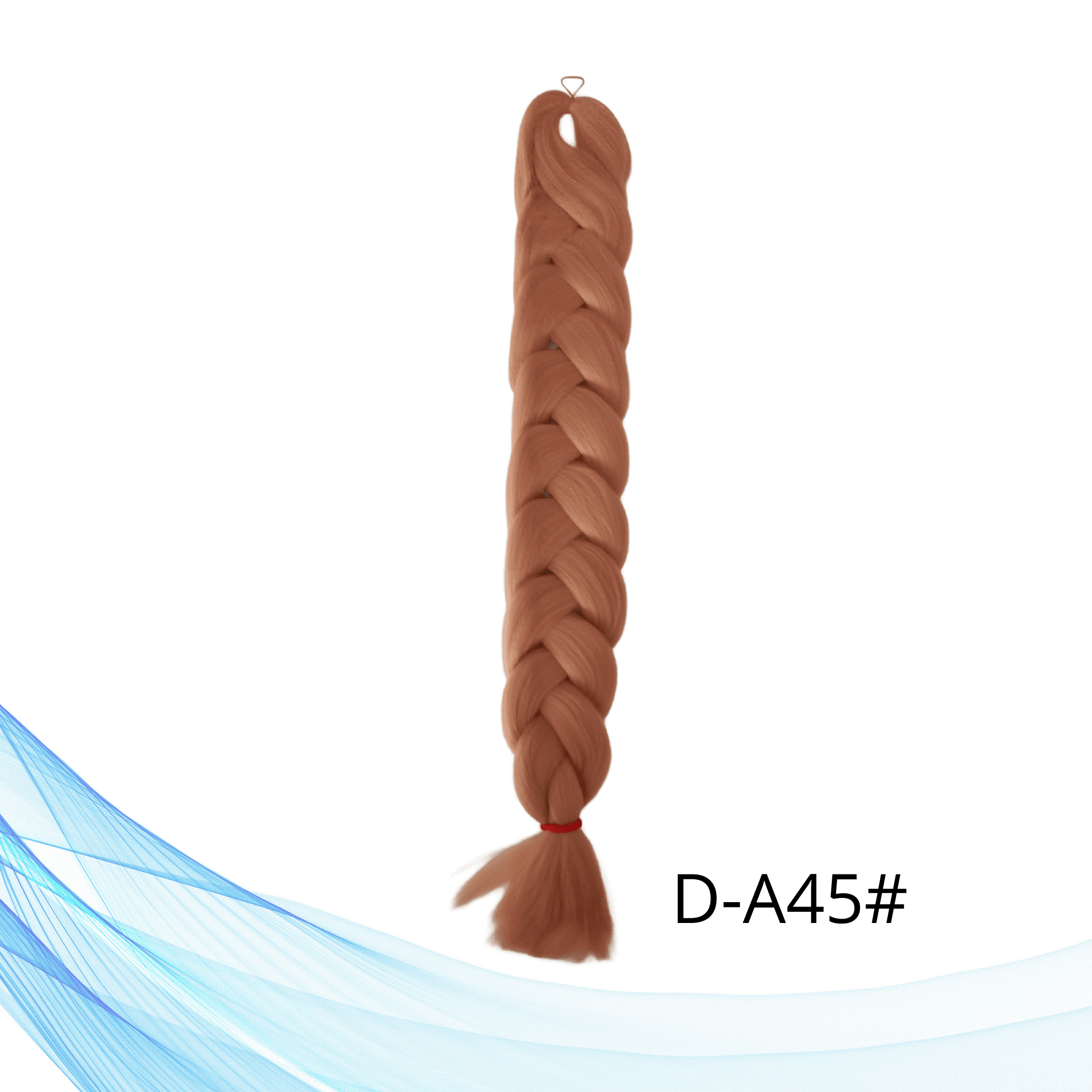 Jednobojne kanekalon pletenice u svijetlo smeđoj boji