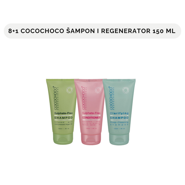 Cocochoco šamponi i regeneratori 150 ml (8+1 gratis)