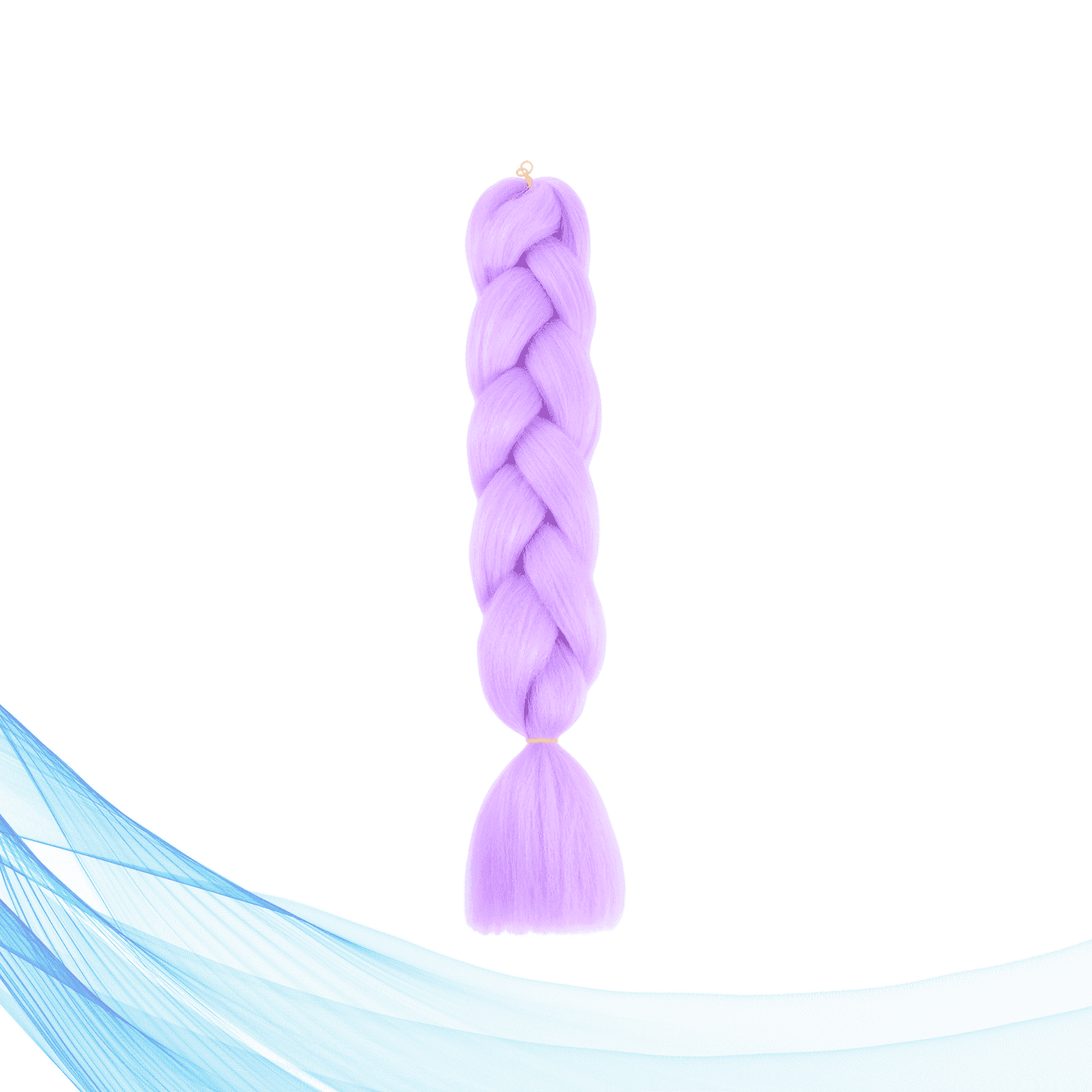 Kanekalon jednobojna kosa ljubičasta