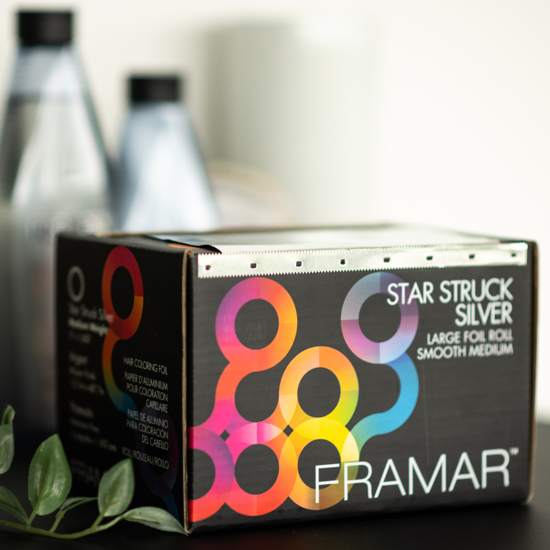 Framar Large Roll Silver folija 487,68 m – srednje težine, u kutiji s oštricom