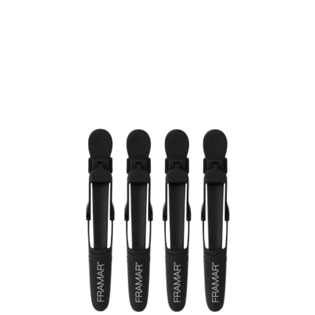 Framar Aligator klipse Crne 4 kom