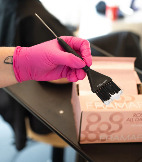 Framar Pink Paws nitrilne rukavice Medium