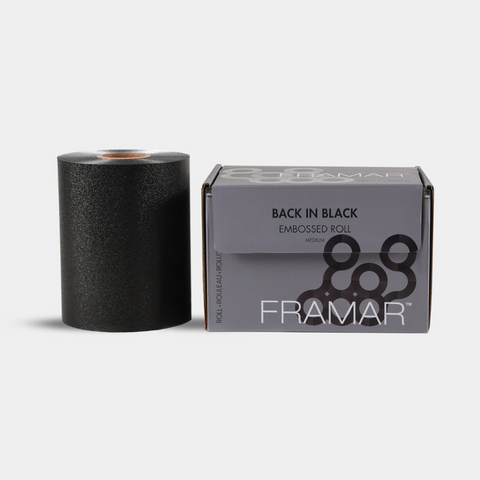 Framar Embossed roll medium 97,54 m crna reljefna folija