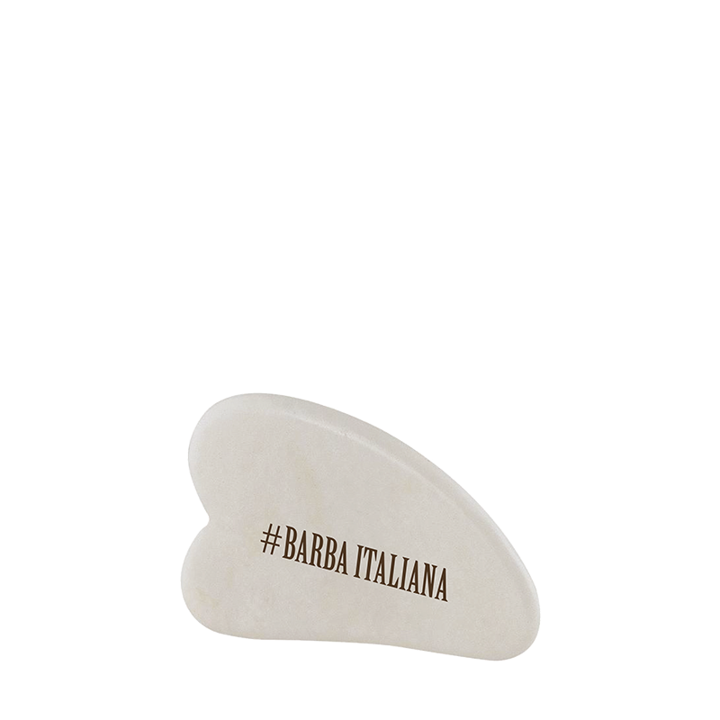BI - Gua sha kamen za masažu lica s ugraviranim logotipom Barba Italiana