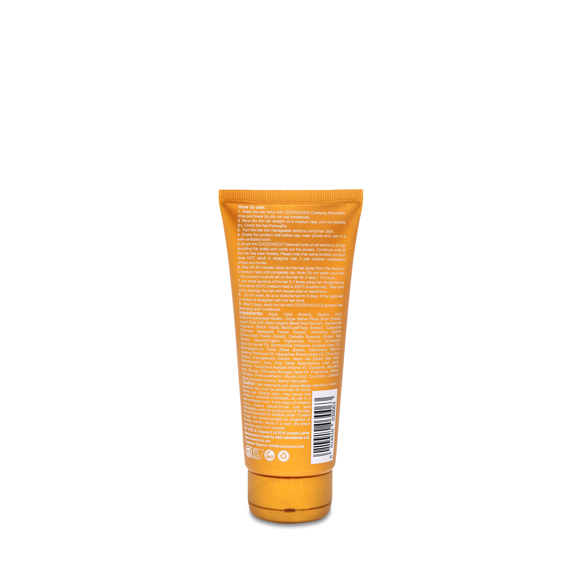 Cocochoco Professional keratin GOLD za trajno ravnu i zdravu kosu 100 ml