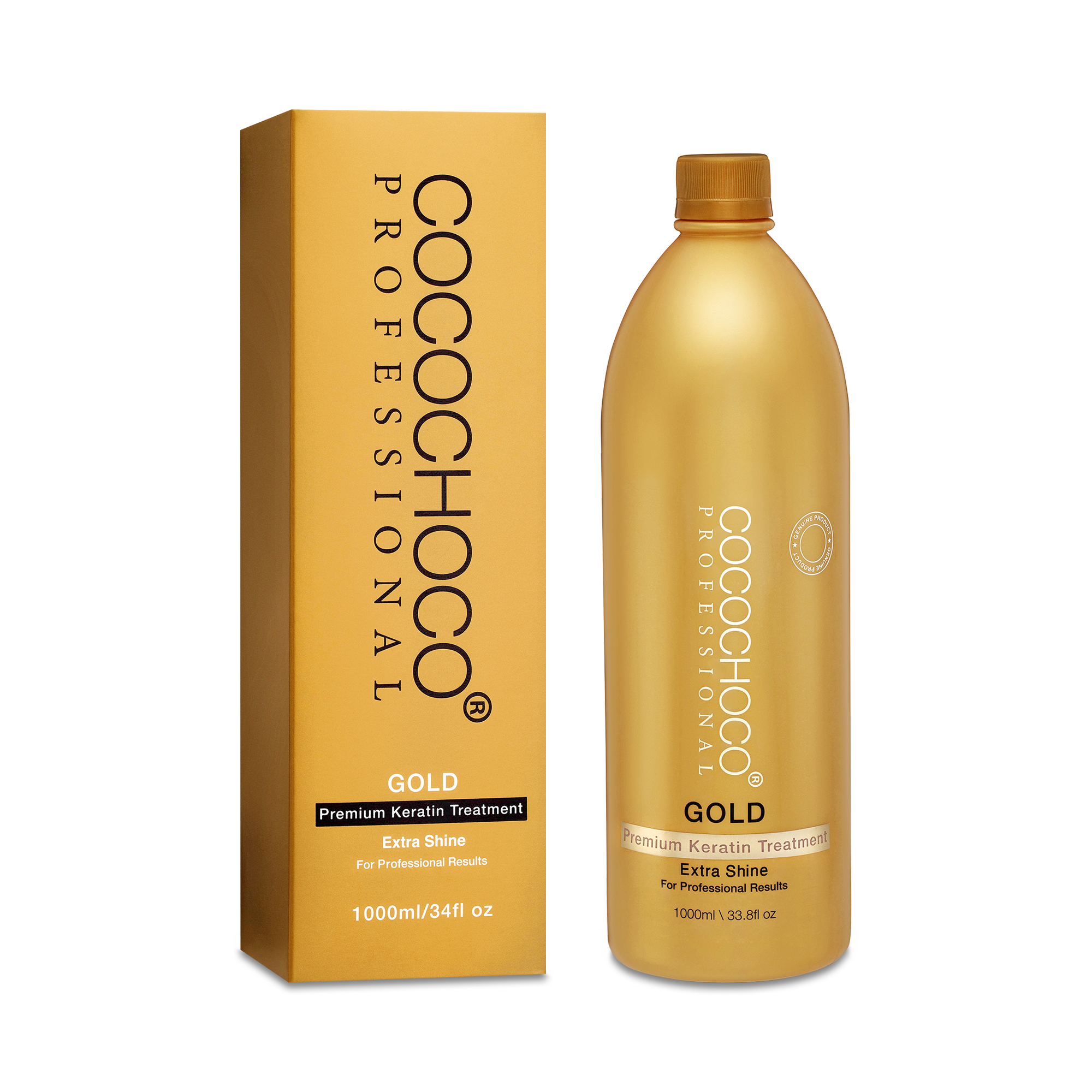 Cocochoco Professional keratin GOLD za trajno ravnu i zdravu kosu 1000 ml