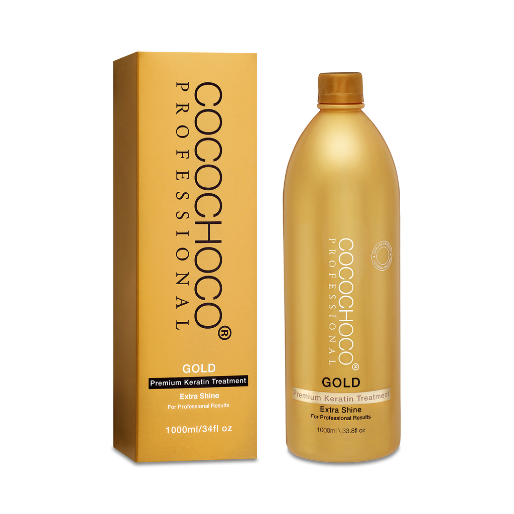 Cocochoco Professional keratin GOLD za trajno ravnu i zdravu kosu 1000 ml