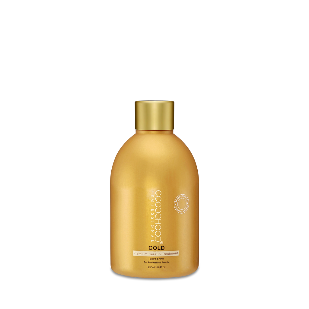Cocochoco Professional keratin GOLD za trajno ravnu i zdravu kosu 250 ml