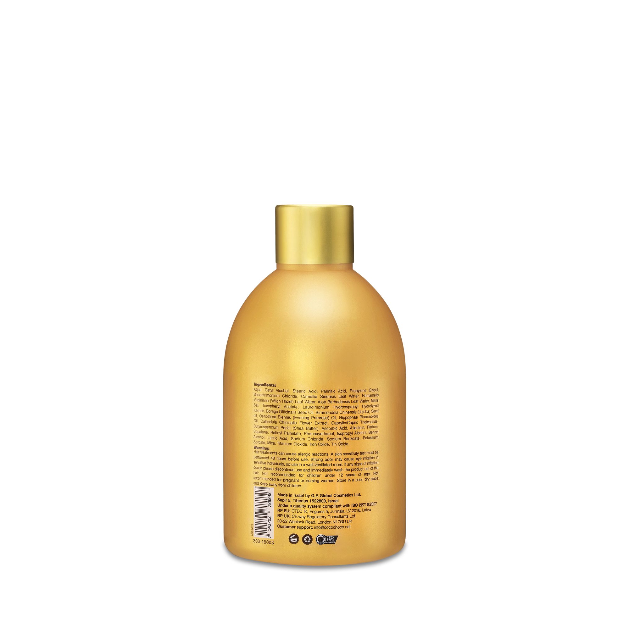 Cocochoco Professional keratin GOLD za trajno ravnu i zdravu kosu 250 ml