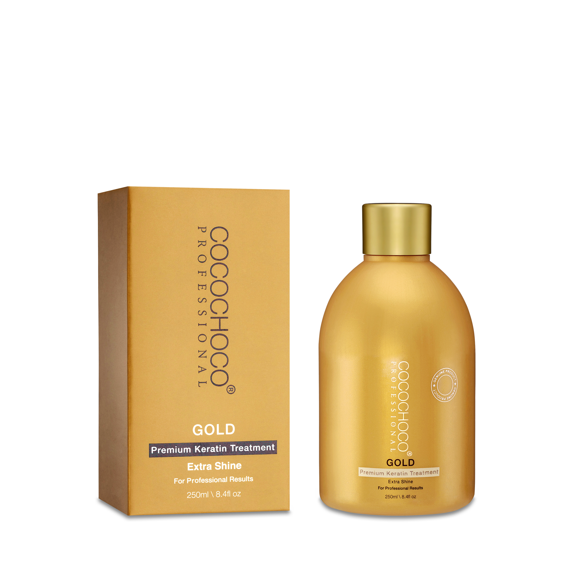 Cocochoco Professional keratin GOLD za trajno ravnu i zdravu kosu 250 ml