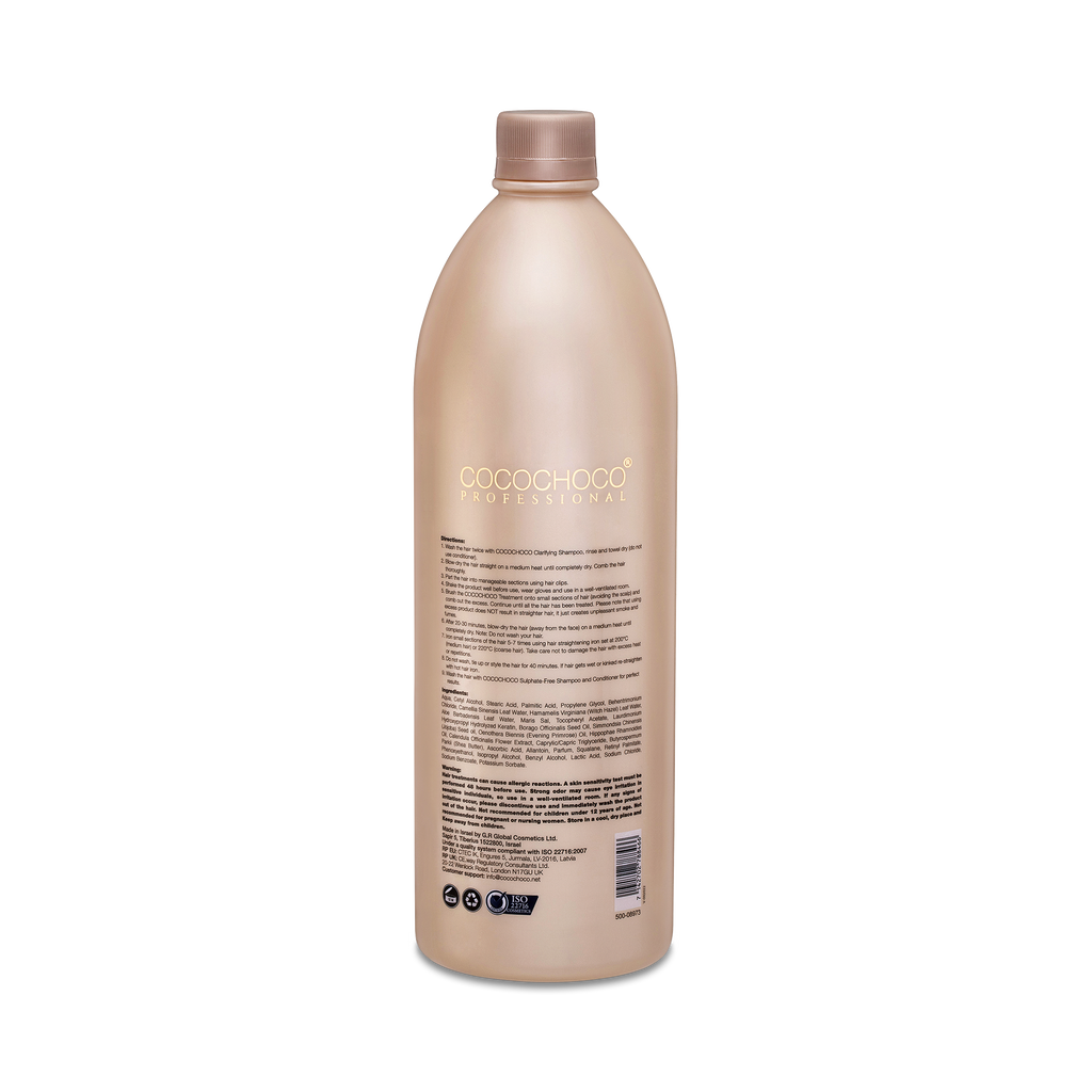 Cocochoco Professional keratin ORIGINAL za trajno ravnu i zdravu kosu 1000 ml
