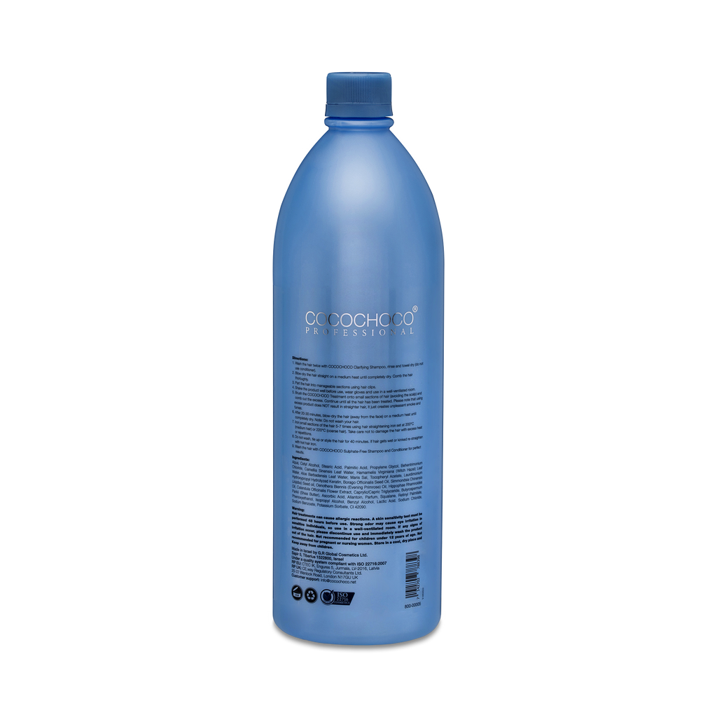 Cocochoco Professional keratin PURE za trajno ravnu i zdravu kosu 1000 ml