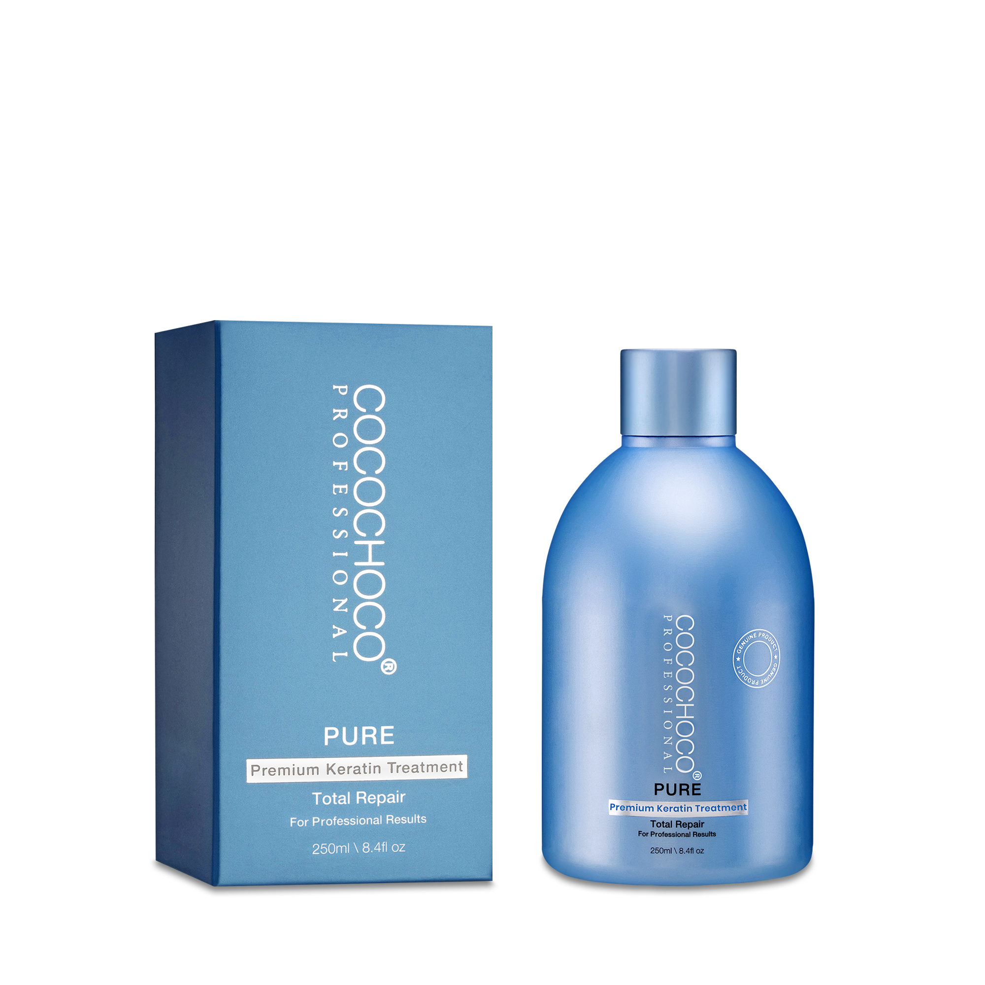 Cocochoco Professional keratin PURE za trajno ravnu i zdravu kosu 250 ml