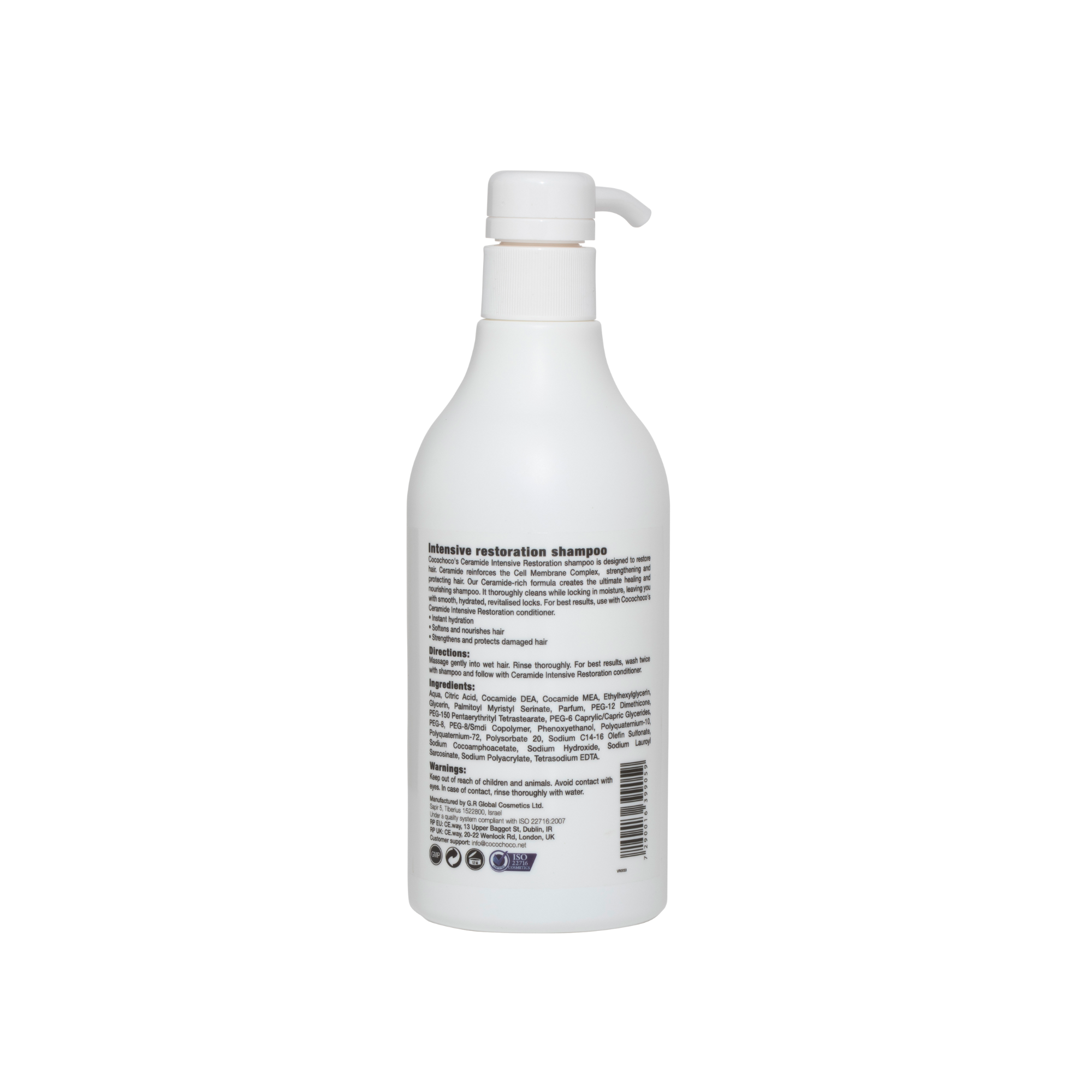 Cocochoco Ceramide šampon bez sulfata za obnovu suhe i ispucane kose 500ml