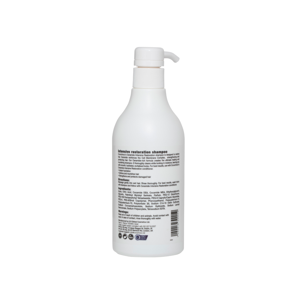 Cocochoco Ceramide šampon bez sulfata za obnovu suhe i ispucane kose 500ml