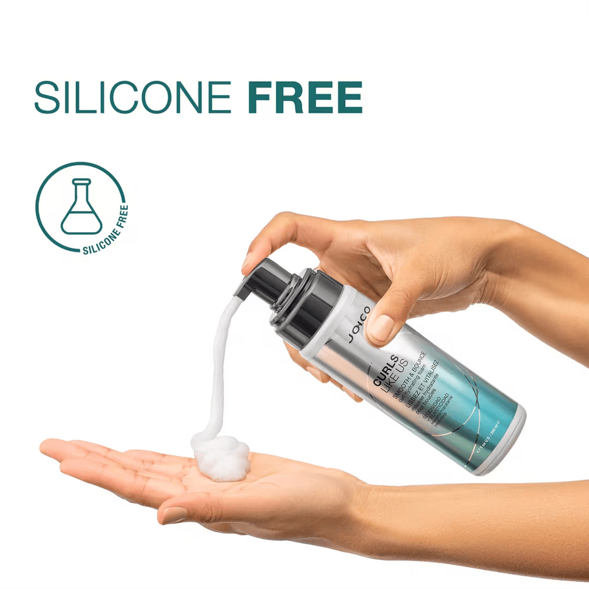 Joico Curls Like Us hidratantna pjena za kovrčanje kose 200 ml silicone free