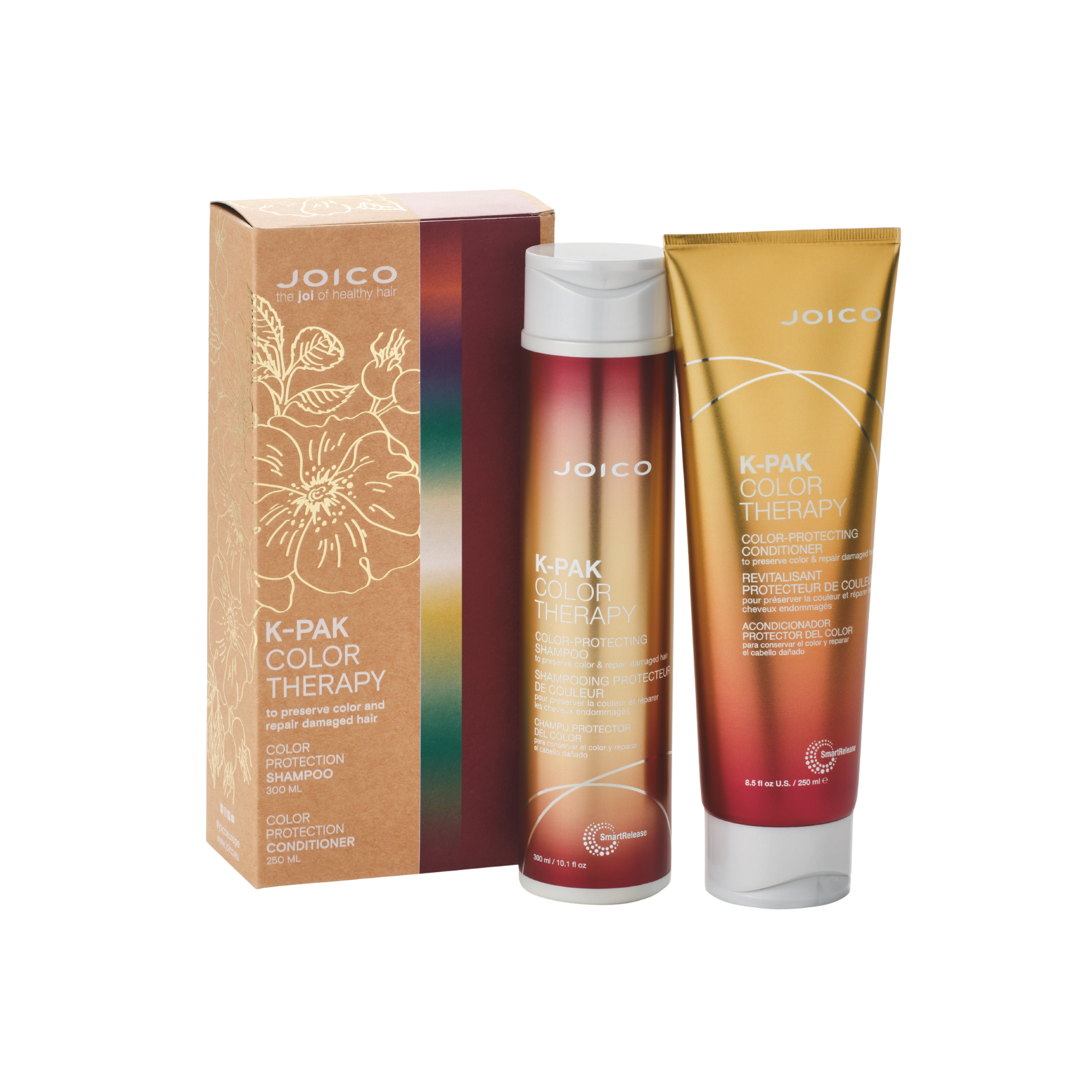 JOICO K-PAK COLOR THERAPY POKLON SET: ŠAMPON 300 ML I REGENERATOR 250 ML