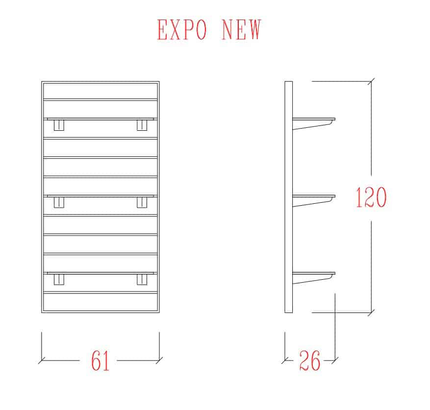 Vezzosi izložbeni ormar Expo New