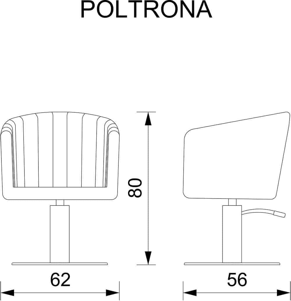 Vezzosi frizerska stolica Fancy