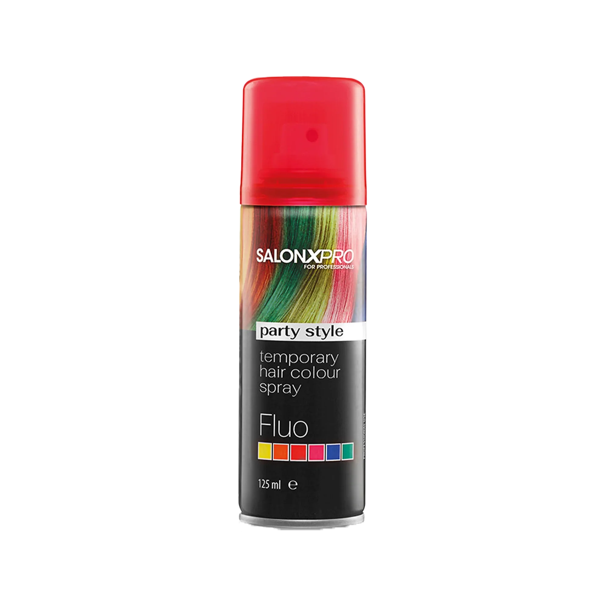 Xanipro sprej za privremeno bojanje kose Fluo Red 125 ml