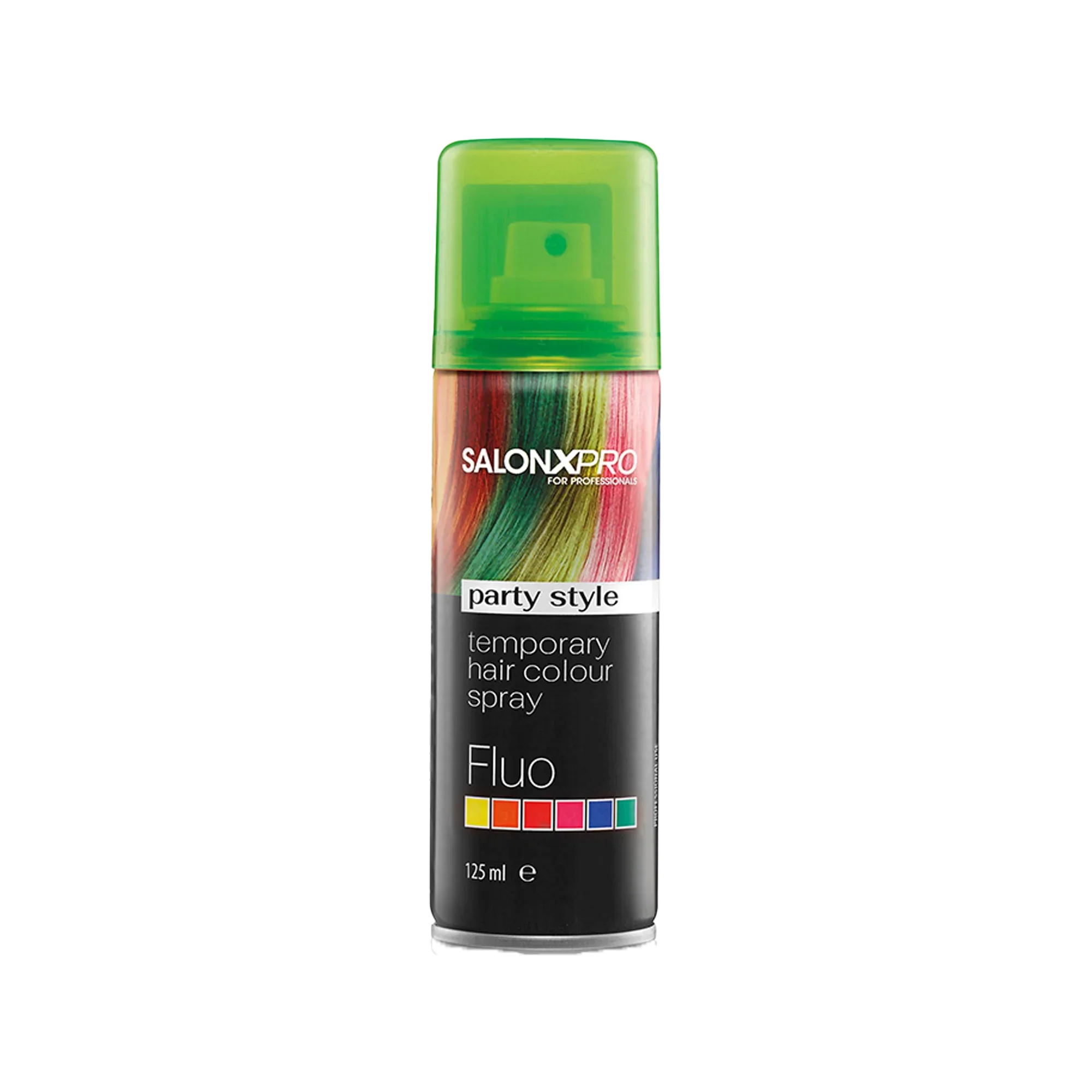 Xanipro sprej za privremeno bojanje kose Fluo Green 125 ml