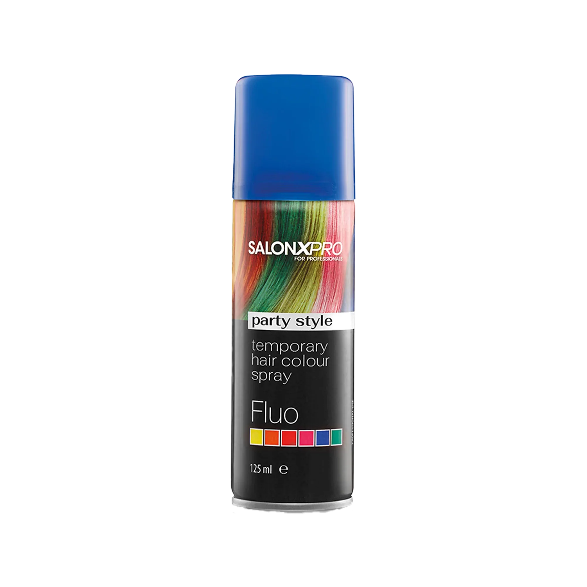 Xanipro sprej za privremeno bojanje kose Fluo Blue 125 ml