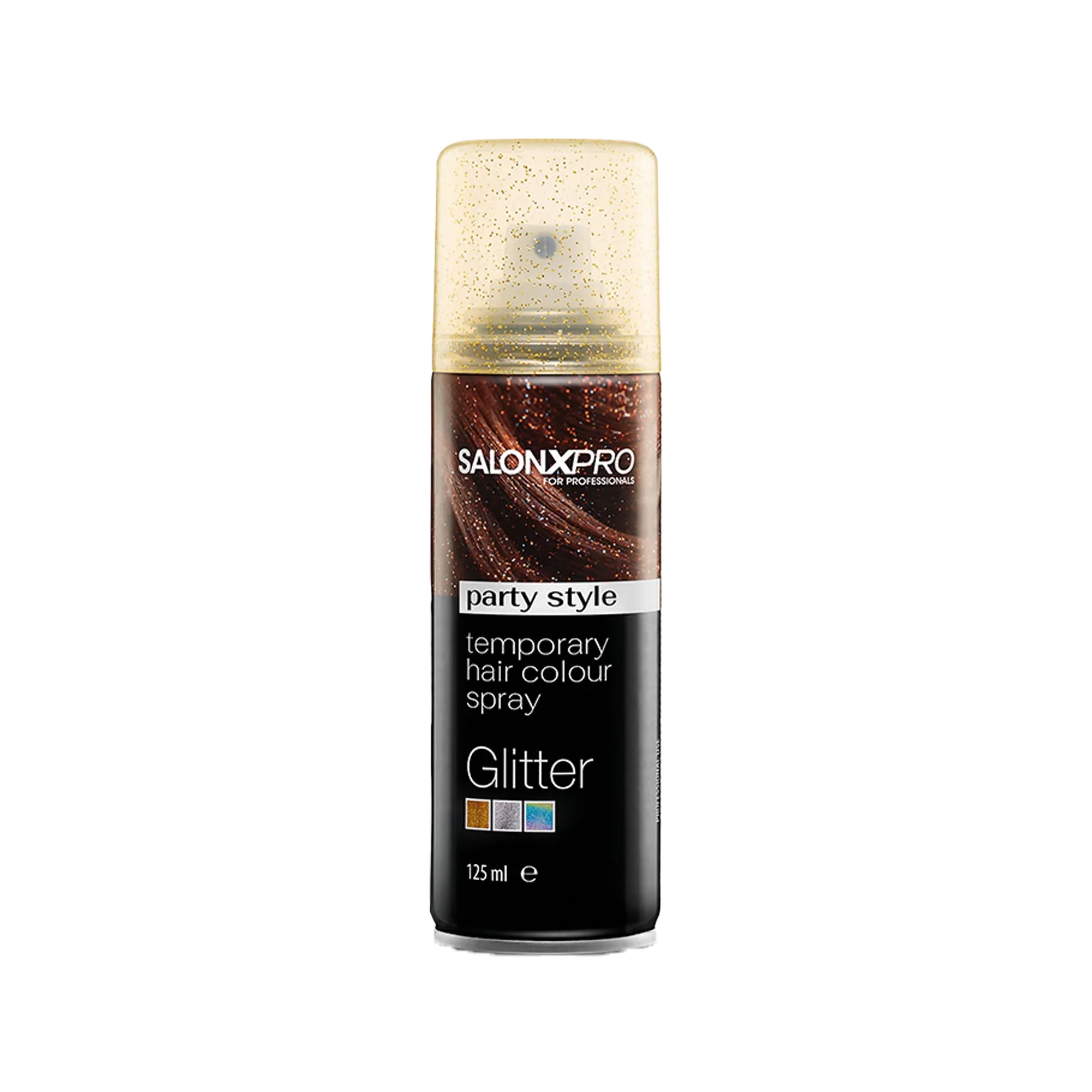 Xanipro zlatni glitter sprej za kosu 125 ml