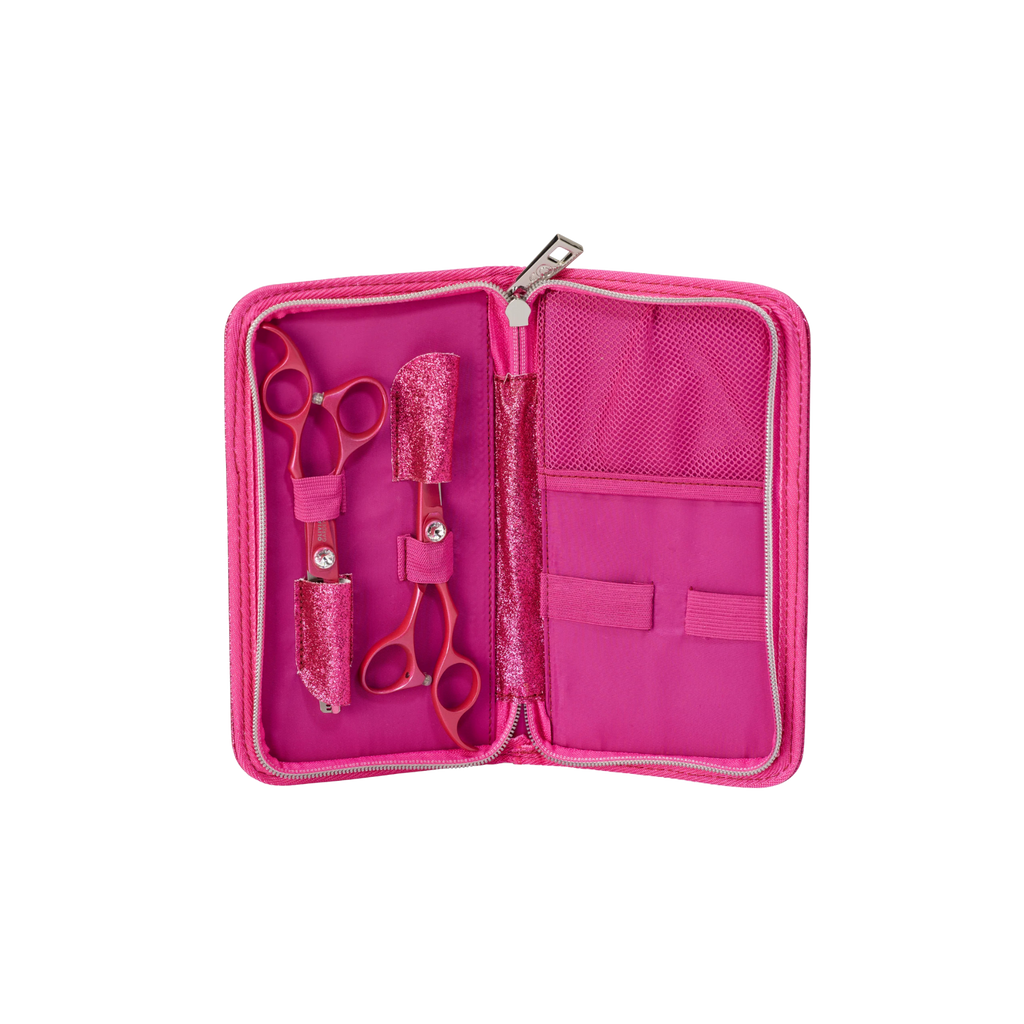 Olivia Garden Silkcut set efilirke i škare - Thinkpink 5.75˝ + 6.35˝