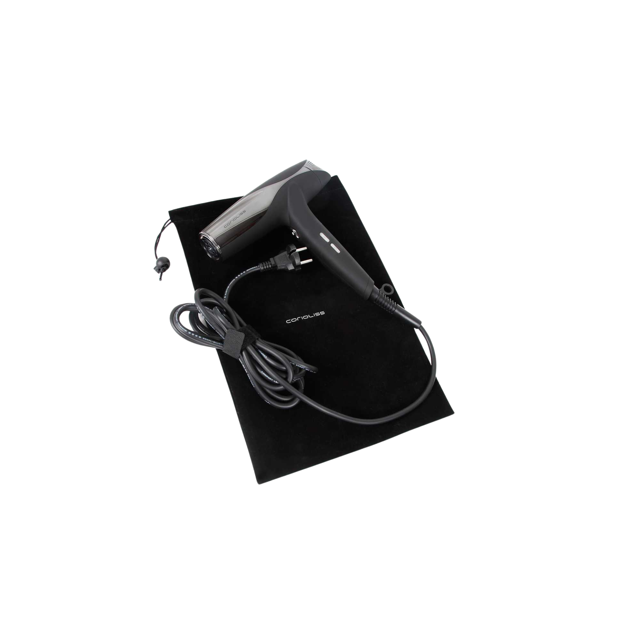 Corioliss Wind Black Chrome Fen za Kosu