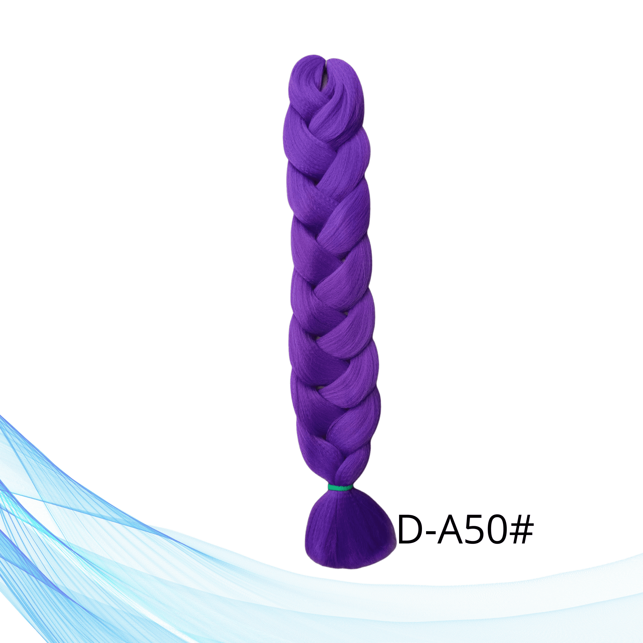 Kanekalon pletenice jednobojne u ljubičastoj boji